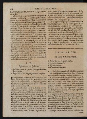 Titulus XIV.