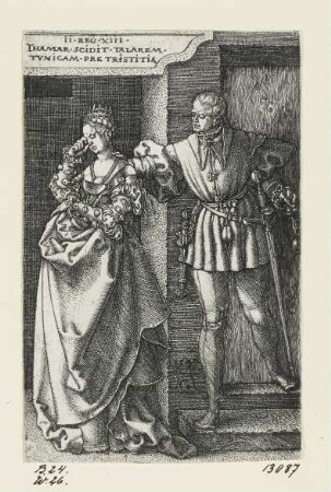 Amnon verstößt Tamar, Blatt 3 der Folge "Geschichte von Amnon und Tamar"