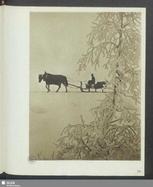 Unterwegs in einer Winterlandschaft