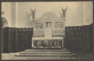 Ansichtskarte "Hochaltar der St. Clemenskirche"