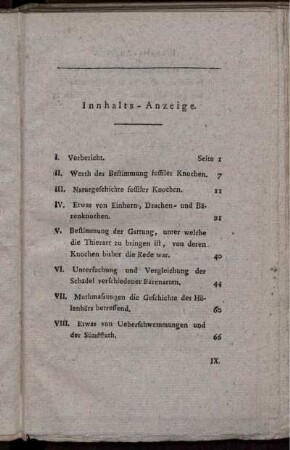 Innhalts-Anzeige