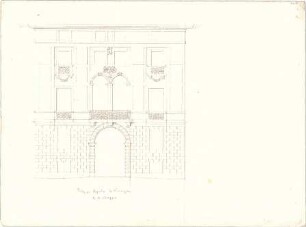 Zocher, Ernst; Vicenza (Venetien, Italien); "Palazzo Segala" - Ansicht