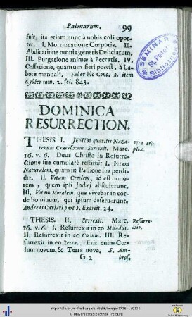 Dominica Resurrectionis.