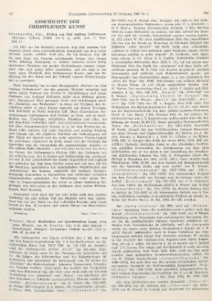281-283 [Rezension] Wessel, Klaus, Reallexikon der byzantinischen Kunst; Bd. 1: Abendmahl - Dura-Europos