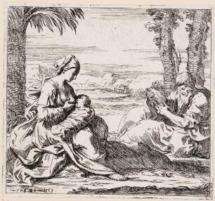 Ruhe auf der Flucht nach Ägypten