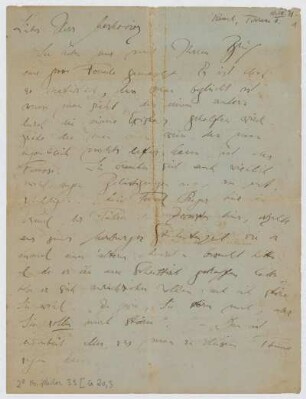 Brief von Franz Rosenzweig und Edith Rosenzweig an Ernst Markowicz