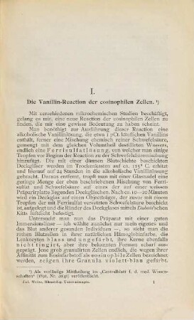 Hämatologische Untersuchungen