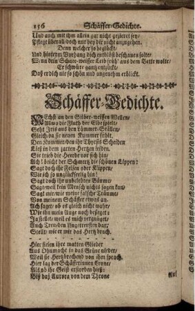 Schäffer-Gedichte.