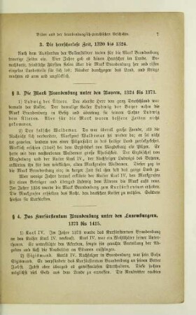 § 3. Die Mark Brandenburg unter den Bayern, 1324 bis 1373