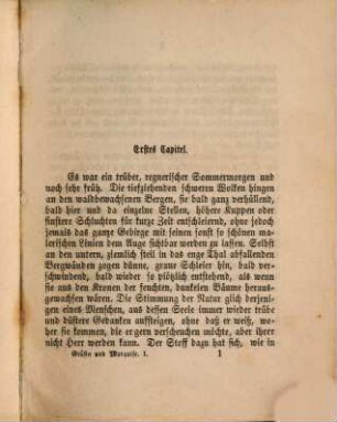 Gräfin und Marquise : Roman in zwei Abtheilungen, 1,1. 1. Abteilung