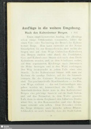 Ausflüge in die weitere Umgebung