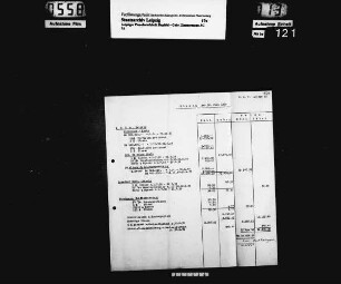 Tagesordnung und Unterlagen zur Aufsichtsratssitzung am 1. März 1940 zum geänderten Abschluss des Geschäftsjahres 1938/1939