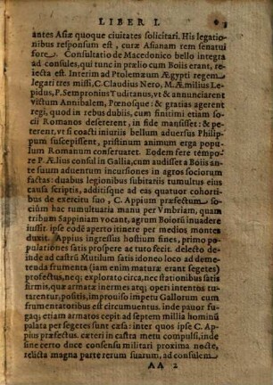 T. Livii Patavini Historiarvm ab vrbe condita : decadis quarte liber primus