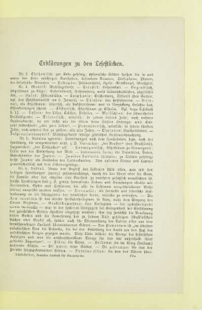 Erklärungen zu den Lesestücken