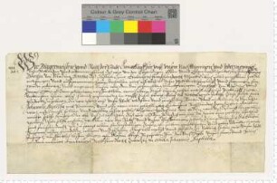 Bürgermeister und Ratsmannen zu Lüneburg verkaufen Dorothea von Meding, Äbtissin des Klosters Lüne, für den Empfang von 1500 Mark lübisch eine halbjährlich kündbare Jahresrente von 75 Mark zu 5 Prozent gerechnet.