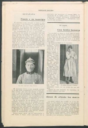 De Paraná - Premio a un conscripto