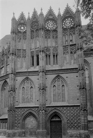 Brandenburg. Pfarrkirche St. Katharinen (1401/1434), Marienkapelle an der Nordseite