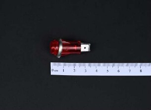 Glimmlampe in Kunststoffgehäuse (rot)