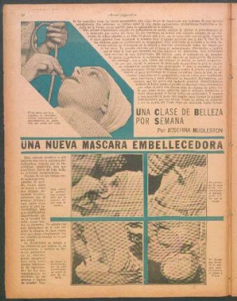 Una nueva máscara embellecedora : Una clase de belleza por semana