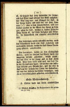 Erste Wahrnehmung - Zehnte Wahrnehmung