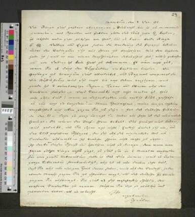 Brief an August von Kotzebue