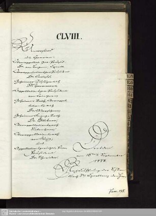 CLVIII., 16. September 1858