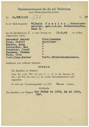 Fessler, Wilhelm