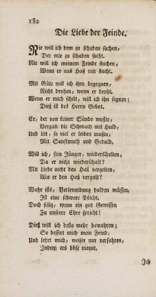 Die Liebe der Feinde
