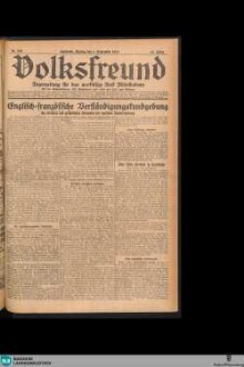 Der Volksfreund : Tageszeitung für das werktätige Volk Mittelbadens