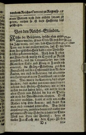 Von den Reichs-Ständen.