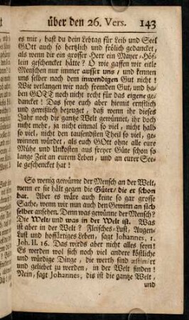 143-153, [Ach! sage] es mir, hast du dein lebtag für Leib und Seel...