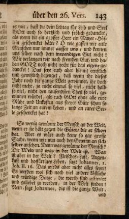 143-153, [Ach! sage] es mir, hast du dein lebtag für Leib und Seel...
