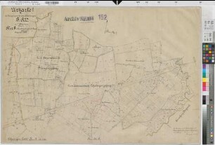 Scheidingen (Welver), Illingen (Welver), Umlegung Scheidingen-Illingen, Urkarte I Scheidingen Flur 2