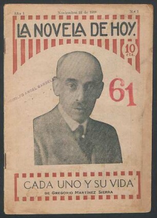 [Fotografía de] Gregorio Martínez Sierra