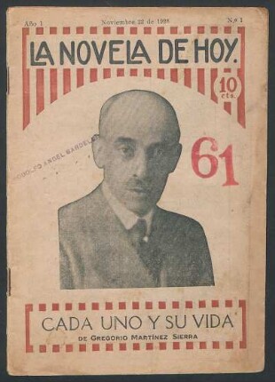 [Fotografía de] Gregorio Martínez Sierra