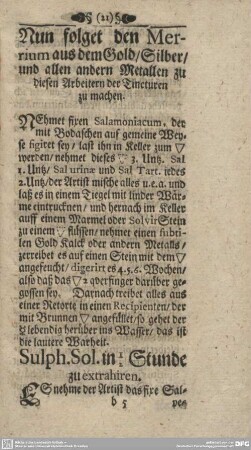 Sulph.Sol. in 1/2 Stunde zu extrahiren.