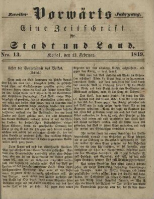 2.1849, Nr.13(13.Februar)