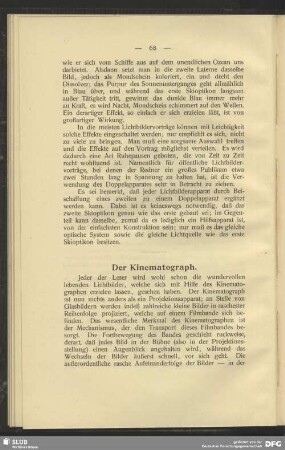 Der Kinematograph