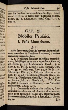 91-102, Cap. XII. Nobiles Prosaici. - Cap. XIII. Locumtenentes Prosaici.