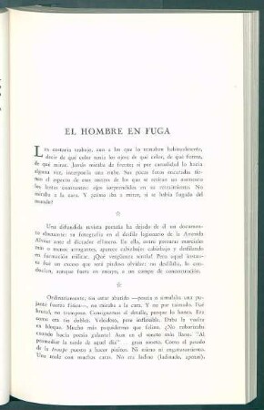 El hombre en fuga