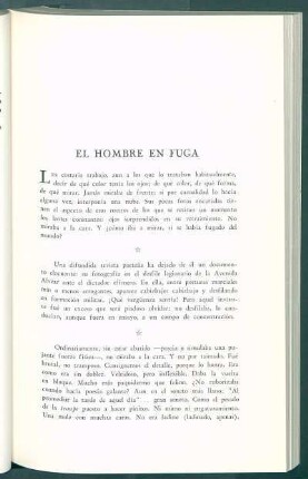 El hombre en fuga