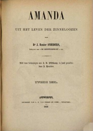 Amanda : uit het leven der zinneloozen, 1
