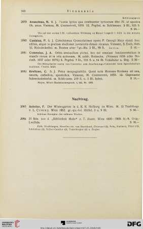 Nachtrag (Nr. 2083-2084)