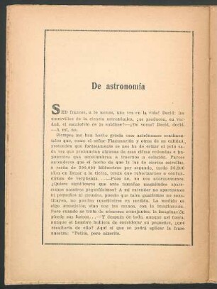 De astronomía