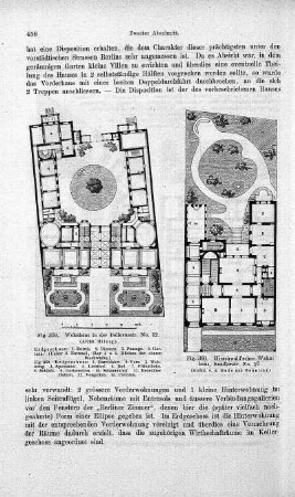 Fig. 359. Wohnhaus in der Bellevuestr. No. 12 ; Abbildung: Fig. 360. Hirschwald'sches Wohnhaus, Bendlerstr. No. 27