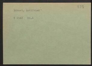 Bohnet, Gottfried