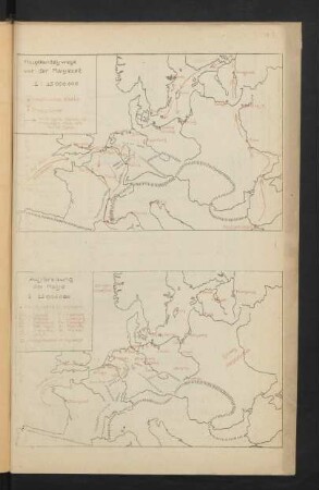 Haupthandelswege vor der Hansezeit; Ausbreitung der Hanse