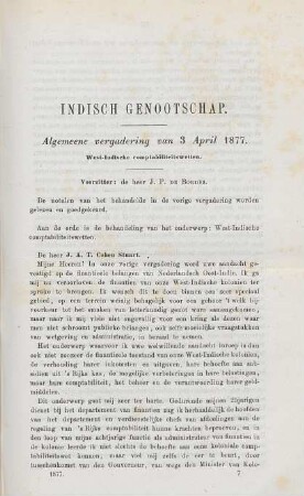 Algemeene vergadering van 3 April 1877