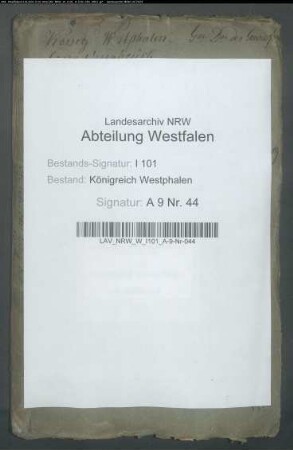 Verpachtung der um Driburg gelegenen Forste an den von Sierstorp