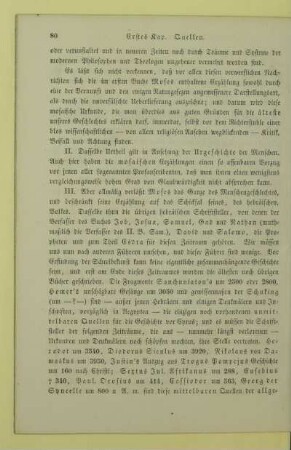 Erster Zeitraum. Allgemeine Geschichte von Adam bis Cyrus. Erster Abschnitt. Allgemeiner Blick auf den ersten Zeitraum